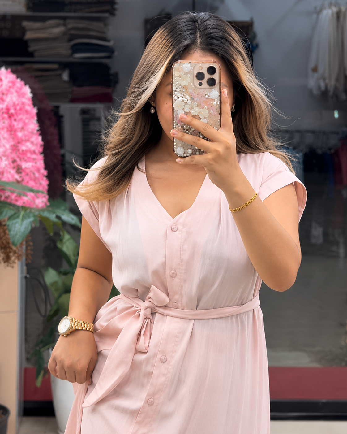 Maxi Royal Ivory Chanderi Gown