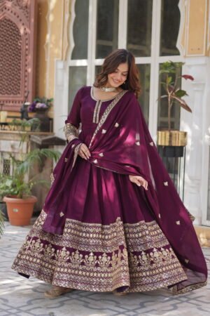 Payal Embroidered Gown for Women