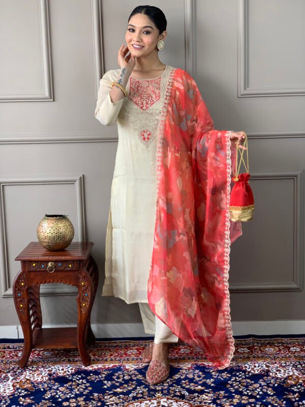 Chanderi Silk Kurta Set