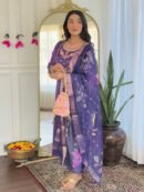 Viscose Embroidered Kurta Set