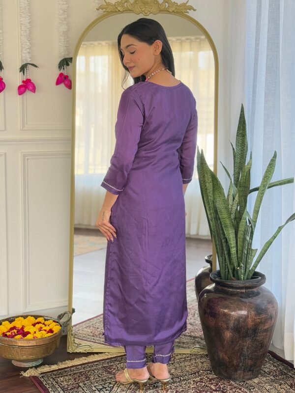 Viscose Embroidered Kurta Set
