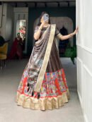 Kalamkari Print Lehenga Choli