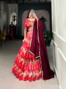 Tussar Silk Lehenga Choli