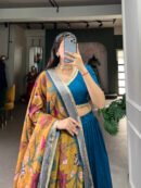 Chinon Silk Wedding Lehenga
