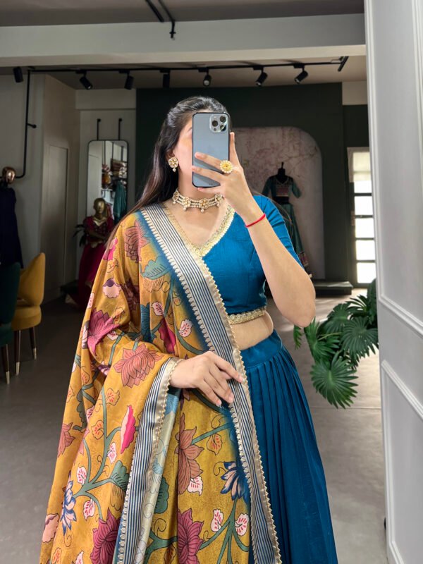 Chinon Silk Wedding Lehenga