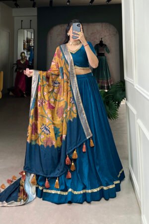 Chinon Silk Wedding Lehenga