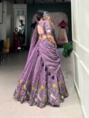 Lavender Lehenga Choli for Wedding