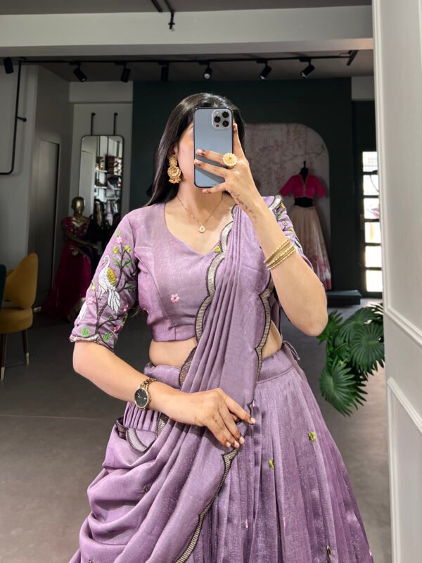 Lavender Lehenga Choli for Wedding