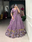 Lavender Lehenga Choli for Wedding
