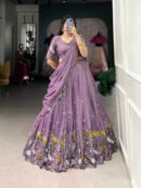 Lavender Lehenga Choli for Wedding