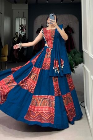 Navratri Printed Cotton Lehenga