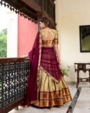 Paithani Cotton Silk Lehenga Choli