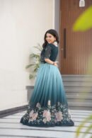 Designer Printed Gown for Women