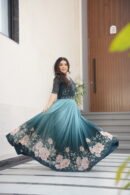 Designer Printed Gown for Women