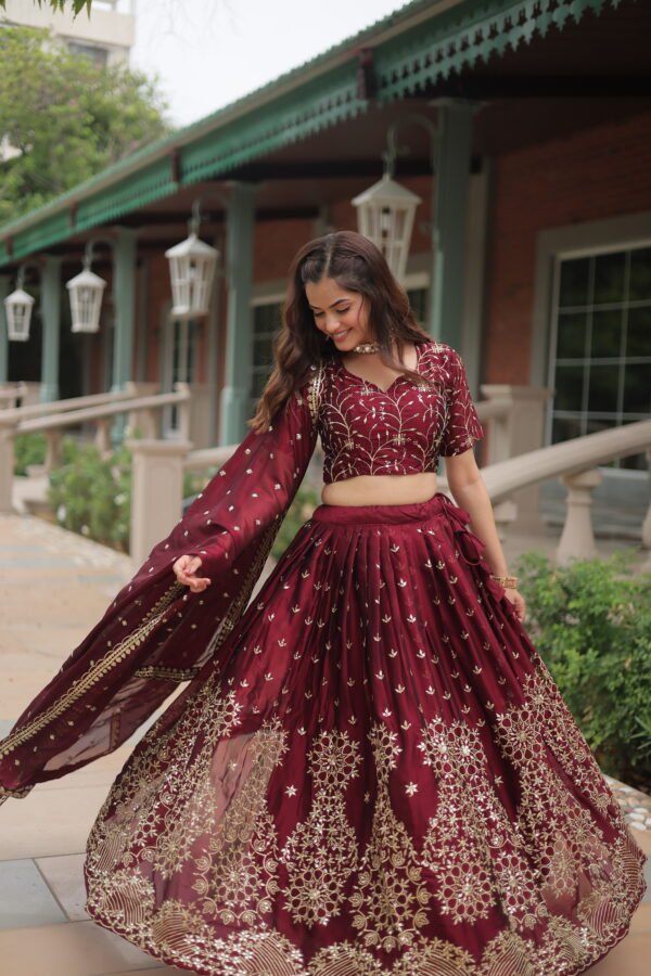 Rangoli Silk Designer Lehenga Choli