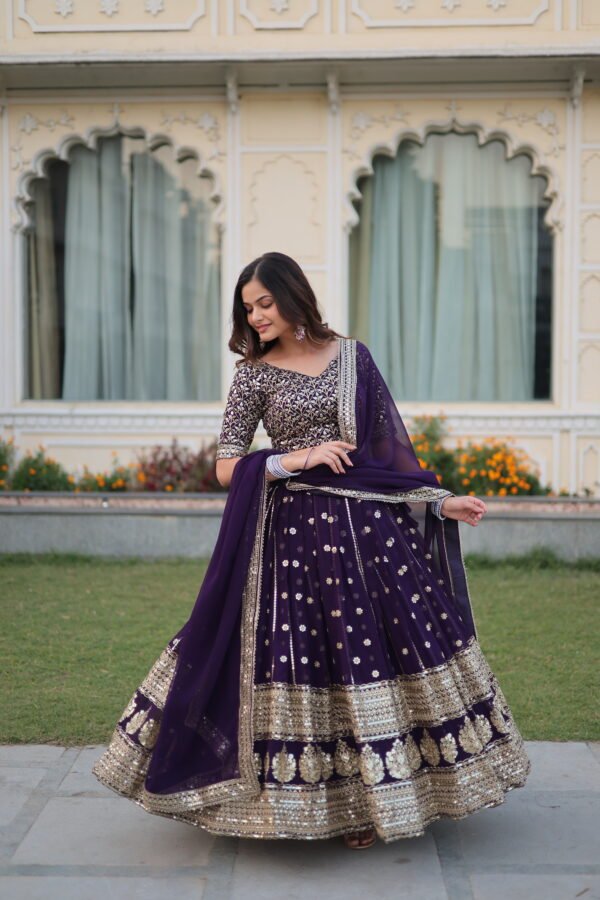 Designer Faux Blooming Lehenga Choli