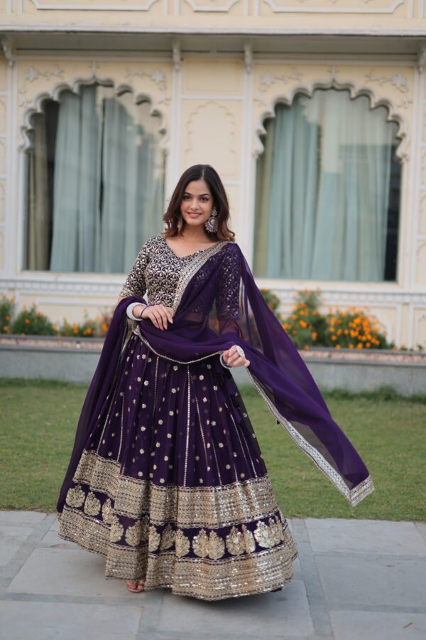 Designer Faux Blooming Lehenga Choli