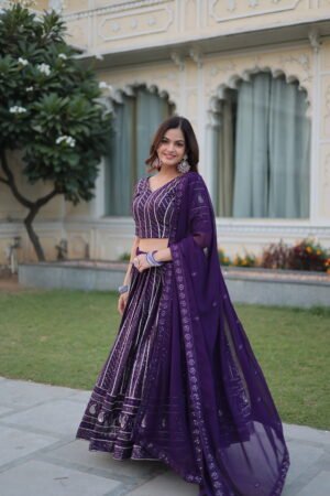 Faux Blooming Lehenga Choli