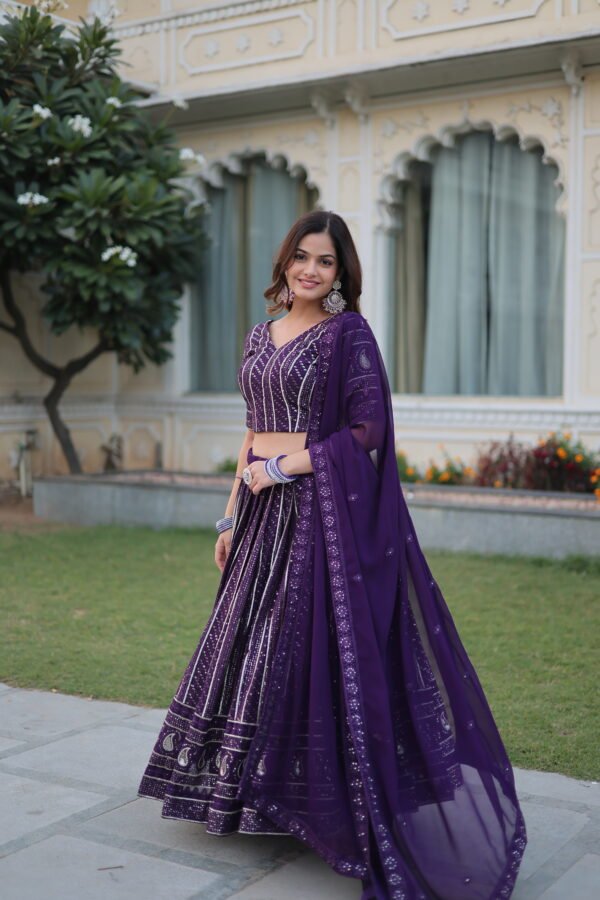 Faux Blooming Lehenga Choli