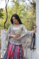Digital Printed Georgette Lehenga Choli
