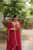 Unnati Sequins Embroidered Gown with Dupatta