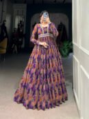 Floral Printed Georgette Gown