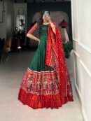 Patola Print Dola Silk Gown
